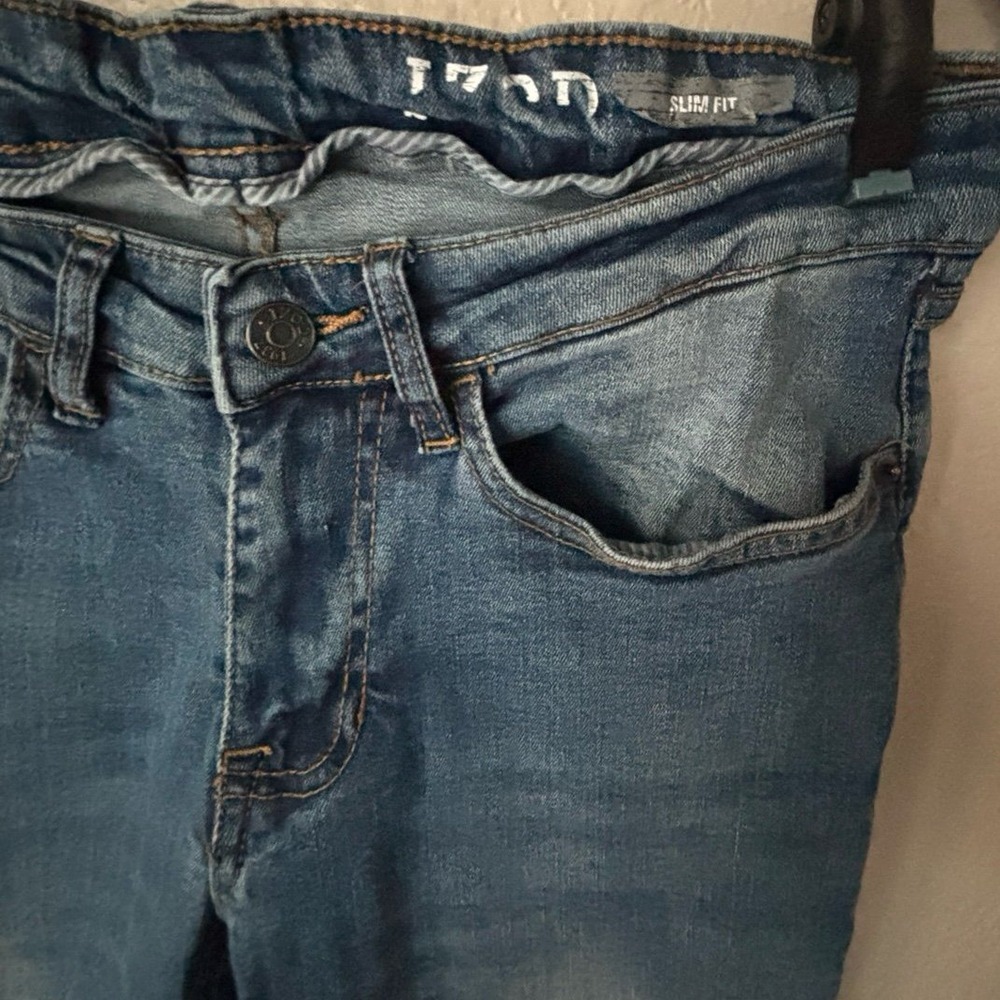 IZOD Men's Blue Denim Slim  Fit Comfort Stretch Jeans SIZE 32X32 - Picture 3 of 8